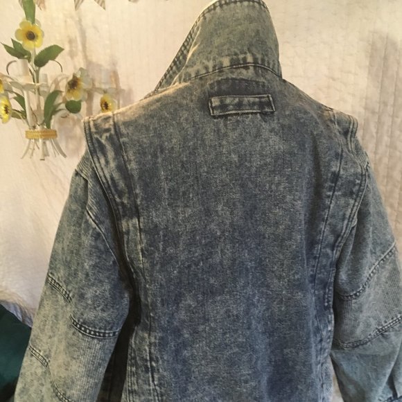 Vintage Ruth Douglas Bomber-Style Denim Jacket - Picture 4 of 5